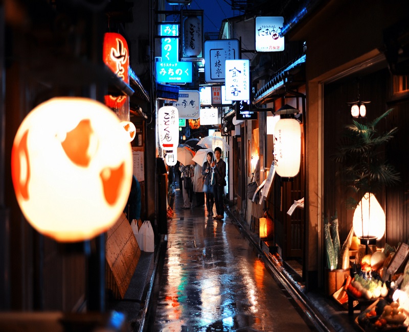 Kyoto at night