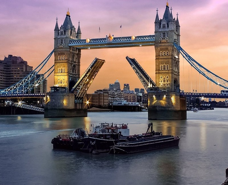 Tower Bridge at sunset