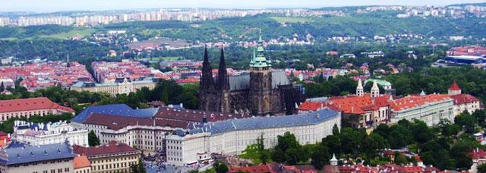 aerial view of charles university