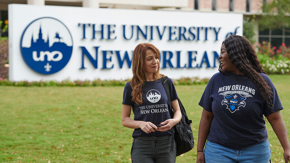 friends in front of UC