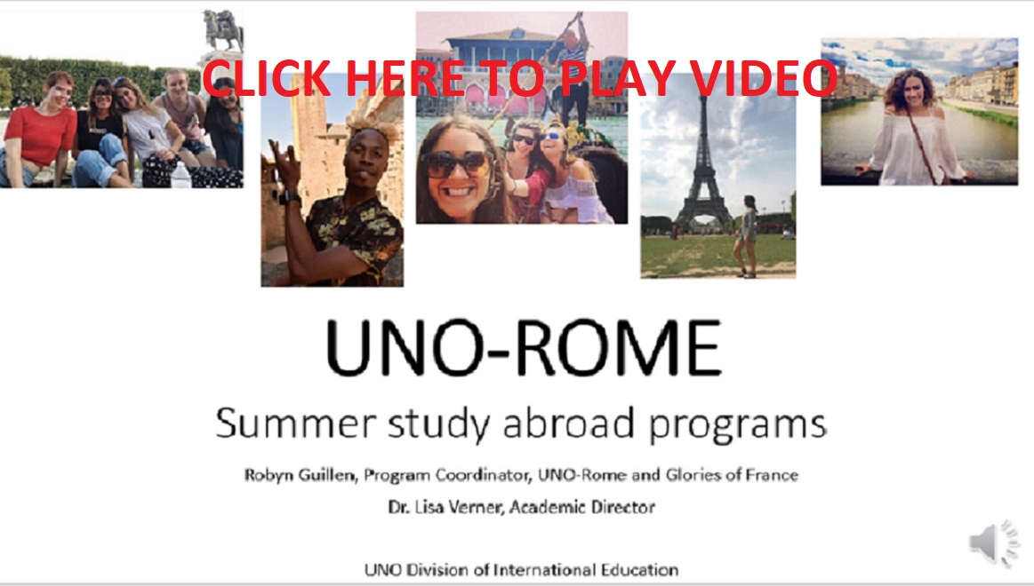 Uno Rome The University Of New Orleans