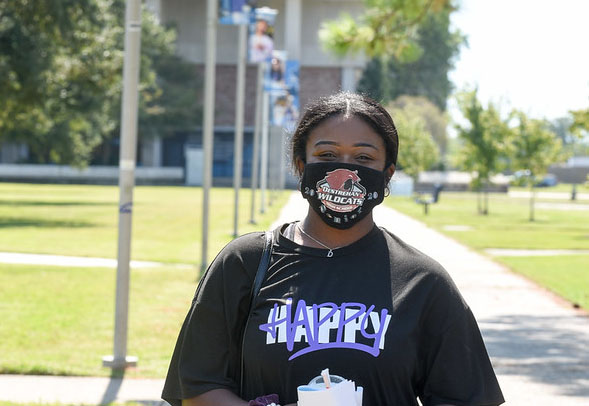 STUDENT IN MASK