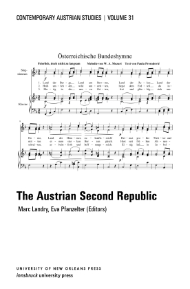 The Austrian Second Republic cover -- CAS Vol. 31