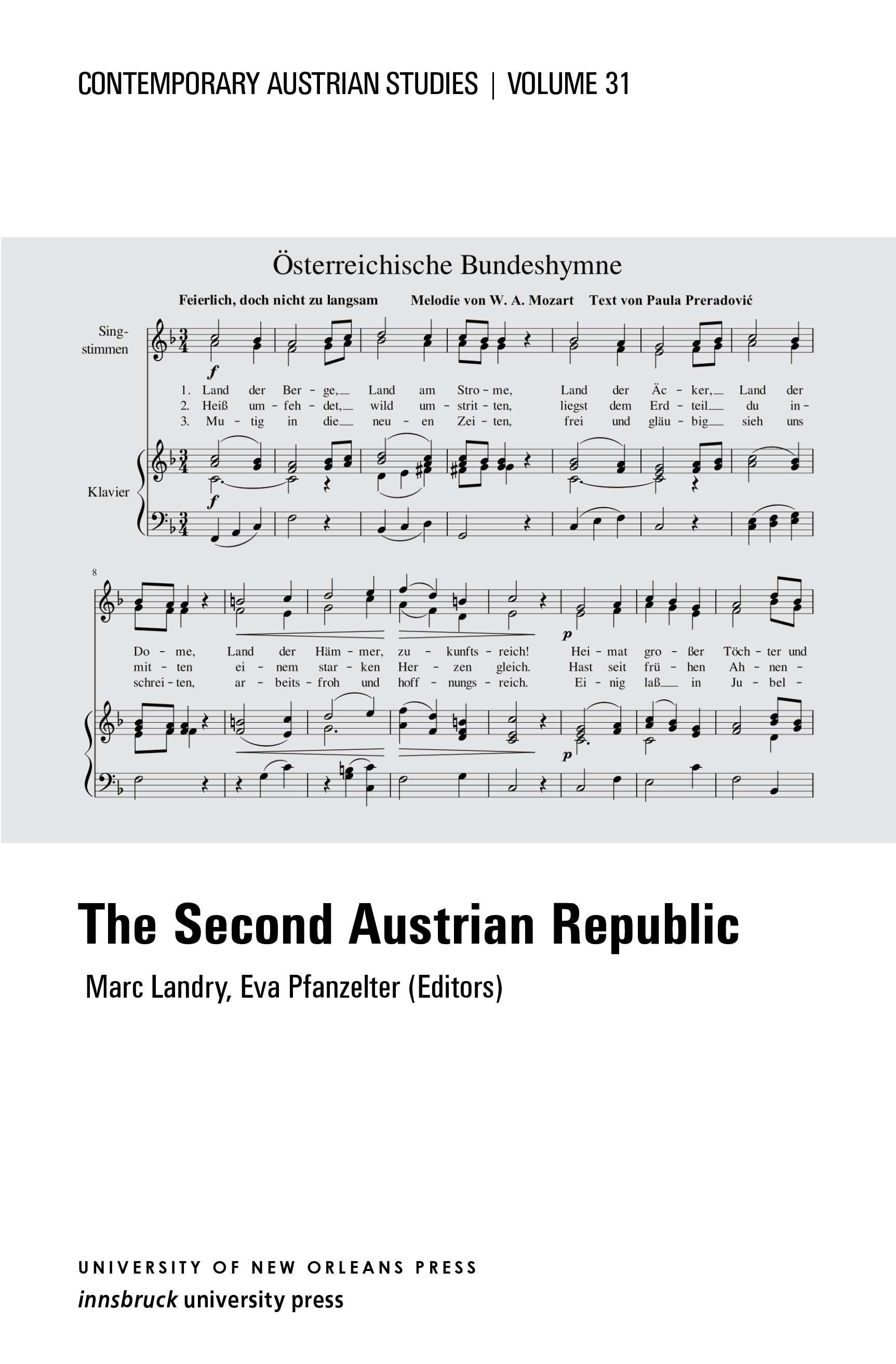 The Austrian Second Republic cover -- CAS Vol. 31