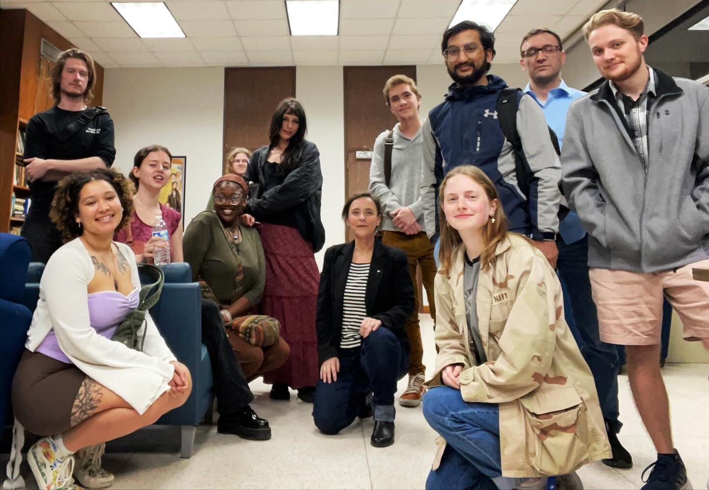 Students at a UNO Philosophical Society Meeting