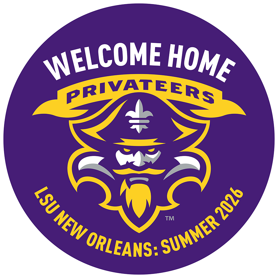 LSU New Orleans Transition Badge