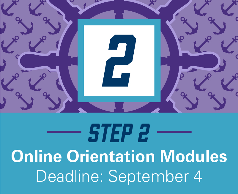 Step 2: Online Orientation Modules