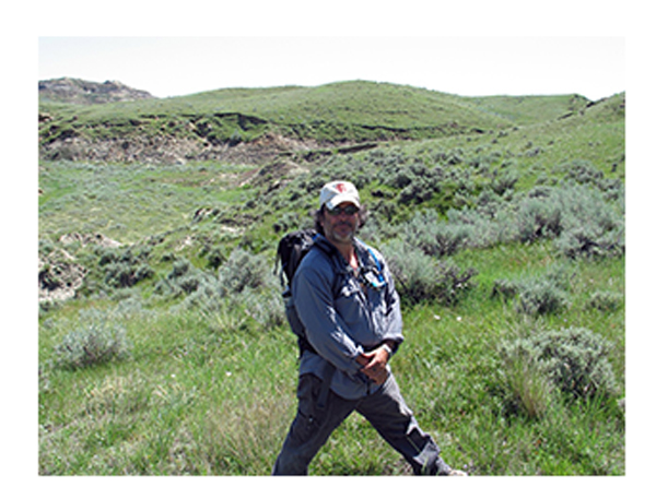 David Burnham near Hell Creek Formation