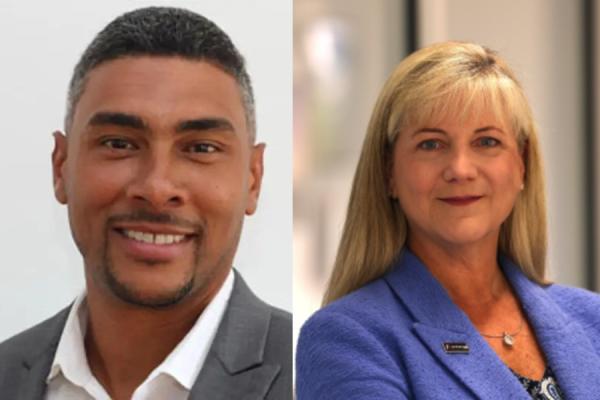 Headshots of Edgar Chase IV and Kimberly Cook-Nelson