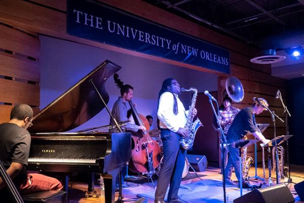 Photo of jazz musicians