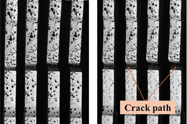 Diagram of tears in polymers