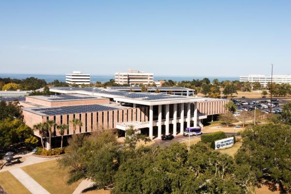 Aerial shot of the University Center