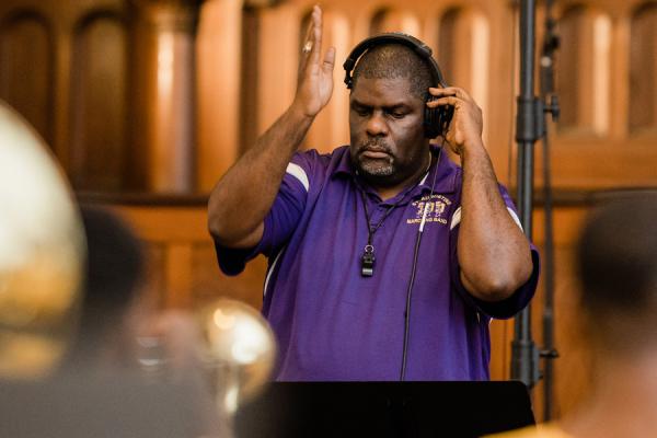 Eddie Williams Jr. conducting