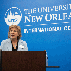 International Center room naming ceremony.