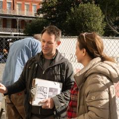 University of New Orleans anthropology professor Ryan Gray and a team excavates a site inside St. Louis Cathedral in New Orleans, the oldest active cathedral in the U.S. 