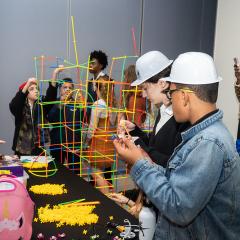 National Engineers Day highlights the invaluable contributions of engineers across many disciplines and the hundreds of students visiting UNO on Feb. 21 to celebrate were able to experience the wonders of engineering through interactive activities.