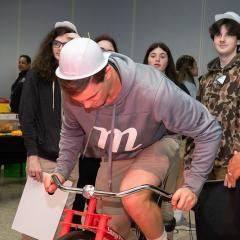 National Engineers Day highlights the invaluable contributions of engineers across many disciplines and the hundreds of students visiting UNO on Feb. 21 to celebrate were able to experience the wonders of engineering through interactive activities.