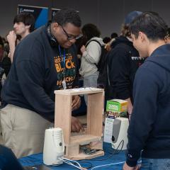 National Engineers Day highlights the invaluable contributions of engineers across many disciplines and the hundreds of students visiting UNO on Feb. 21 to celebrate were able to experience the wonders of engineering through interactive activities.