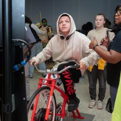 National Engineers Day highlights the invaluable contributions of engineers across many disciplines and the hundreds of students visiting UNO on Feb. 21 to celebrate were able to experience the wonders of engineering through interactive activities.