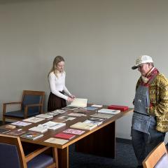 The Artist Book Collection, a group of more than 75 handmade books, is now on display in the Louisiana and Special Collections at the Earl K. Long Library.