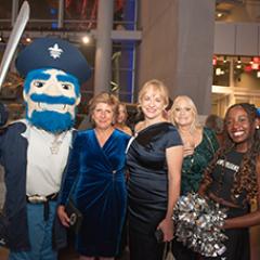group shot with Capt. BrUNO and Dr. Johnson