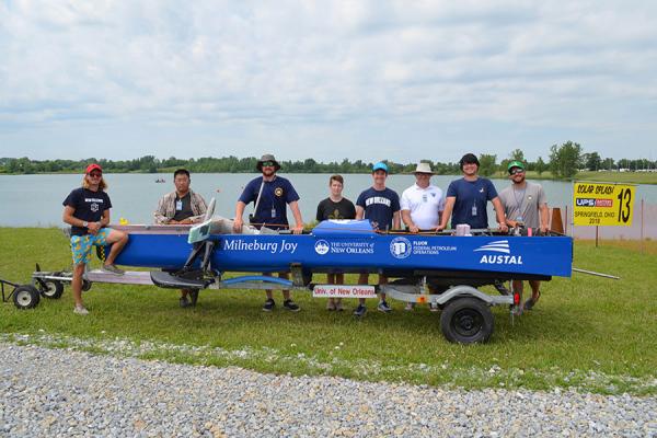 University of New Orleans Students Take Home First Place Awards in National Electric/Solar Boat Design Competition