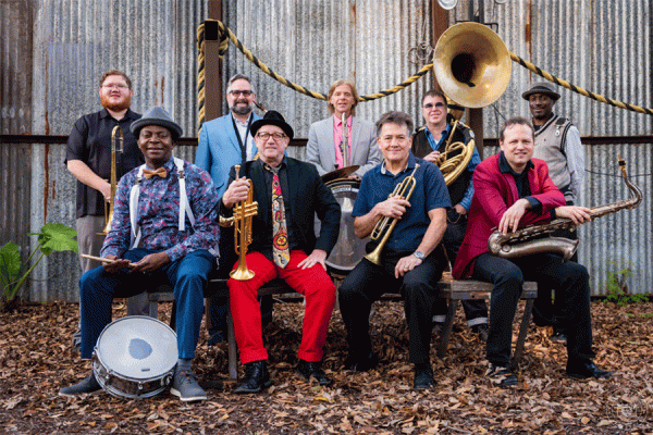 UNO professor Brent Rose, (back row, second from left in blue jacket) is a member of the New Orleans Nightcrawlers.