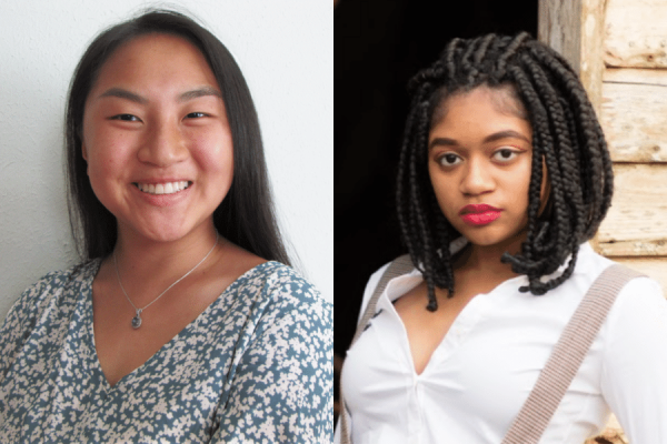 University of New Orleans students Lisa Gilmore-Montero (left) and Courtney Harris have been awarded a Women in Computer Science scholarship for 2021.