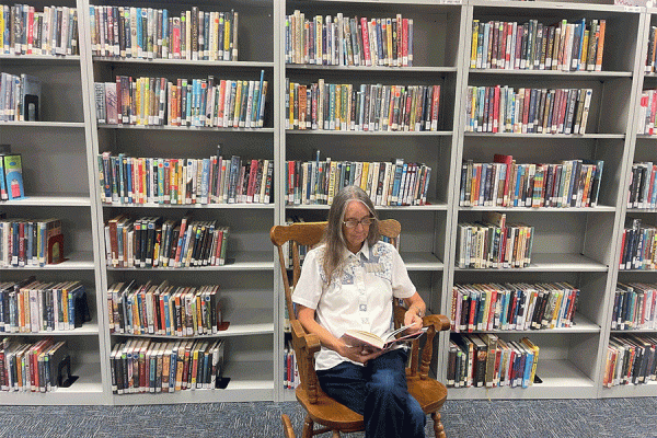 Pat Austin, retired professor of children's literature at the University of New Orleans and a faculty member for 26 years, is the volunteer-in-chief of the Children’s and Young Adult Library housed on the third floor of the Bicentennial Education Center. 