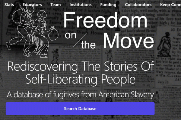 Freedom on the Move database earns 2023 Digital Humanities Award from the Louisiana Endowment for the Humanities.  UNO history professor Mary Niall Mitchell is a lead historian for the database.