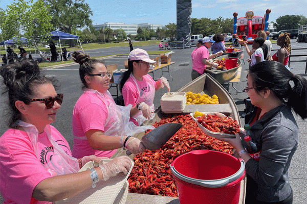 The University of New Orleans hosted SUCbAUF, the annual free crawfish boil for students, on Tuesday. This year marked the 36th anniversary of the on-campus event.