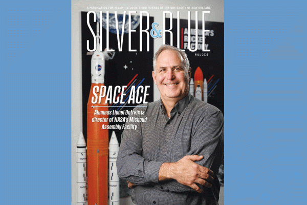 The Silver & Blue magazine offers alumni, students and friends of the University of New Orleans an exciting snapshot of the institution and its impactful work on campus and beyond.