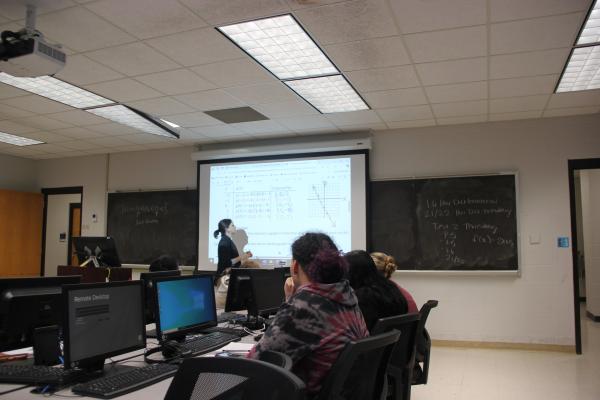 Photo of math class.