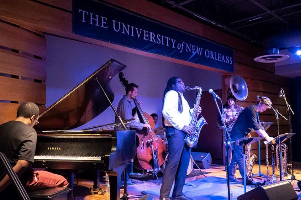 Photo of jazz musicians